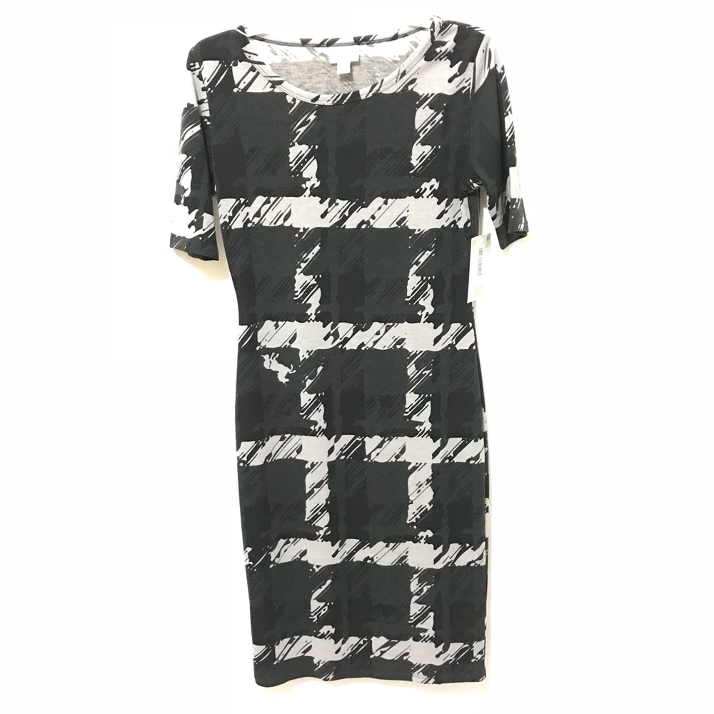 Womens Dress XS Lularoe Julia New Sleeve Modest Fitted Stretchy